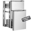 T2/3-X (25) Kit Schubladenblock, Edelstahl, (1/3+2/3) x TAV...